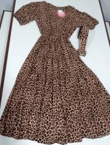 Vestido longo Onça Vestido longo Onça