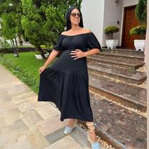 Vestido Longo Para Grávidas Plus Size em algodão Vestido Longo Para Grávidas Plus Size em algodão