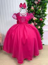 Vestido Longo Pink Giovanella para Dama de Honra e Florista Vestido Longo Pink Giovanella para Dama de Honra e Florista
