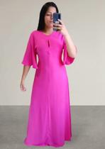 Vestido longo Pink