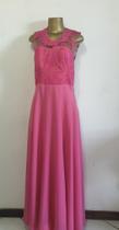 Vestido longo Pink modas a rigor Vestido longo Pink modas a rigor