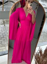 Vestido longo pink tam P Vestido longo pink tam P