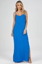 Vestido Longo PKS Azul Royal