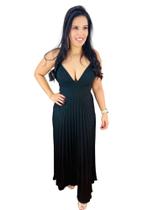 Vestido Longo Plissado 3110202