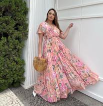Vestido Longo Plissado