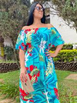 Vestido Longo Plus Size Ciganinha Com Lastex Lançamento