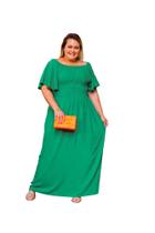 Vestido Longo Plus Size Ciganinha Verão