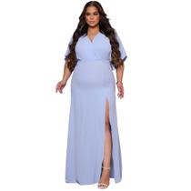 Vestido Longo Plus Size Festa Final de Ano