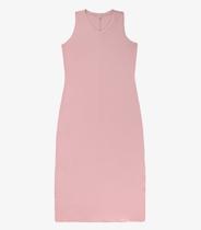 Vestido Longo Plus Size Infinita Cor Rosa