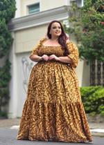 Vestido Longo Plus Size longo 56 ao 60 Vestido Longo Plus Size longo 56 ao 60