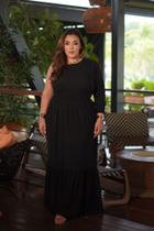 Vestido Longo Plus Size Mula Manca Elegante Festa Ajustável Modelador Afina Cintura