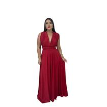 Vestido Longo Plus Size Versátil Moda Feminina