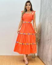 Vestido Longo Popeline