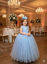 Vestido Longo Regata Azul Bebê - Coleção Enjoy