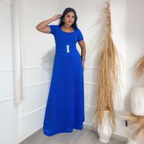 Vestido Longo Regata com Cinto Moda Evangélica Feminina