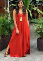 Vestido longo regata Vestido longo regata