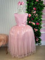 Vestido Longo Regata Rosa Bebê - Coleção Enjoy