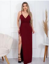 Vestido Longo Regata Transpassado Tipo Hobby Envelope Vestido Longo Regata Transpassado Tipo Hobby Envelope