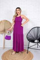 Vestido Longo Saia 3 Marias Babado Cruzado Nas Costas
