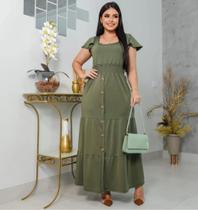 Vestido Longo Samara Moda Evangélica Feminina