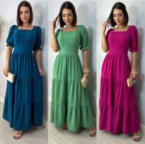 vestido longo sara