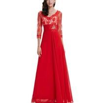 Vestido longo Seda Chiffon madrinha festa casamento R-01 Vestido longo Seda Chiffon madrinha festa casamento R-01