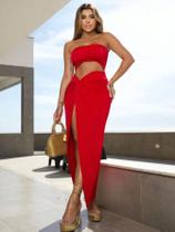 Vestido Longo sem alça