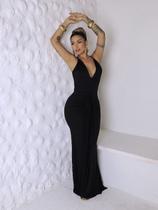 Vestido Longo Sereia Drapeado no Bumbum Babado
