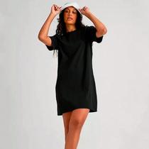 Vestido Longo Slim Fitness Malha Extra-Confort Liso Básico