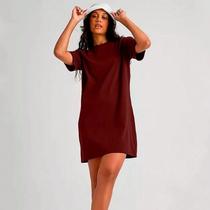 Vestido Longo Slim Fitness Malha Extra-Confort Liso Básico