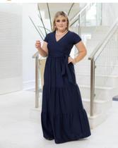 Vestido Longo Três Marias Moda Evangélica Feminina