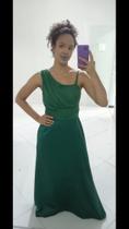 Vestido Longo Verde Esmeralda