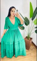 Vestido longo verde Vestido longo verde