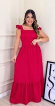 Vestido longo vermelho Vestido longo vermelho