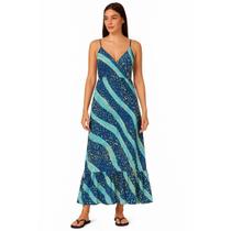 Vestido Longo Vih Triny Indiano Estampado Feminino Chic