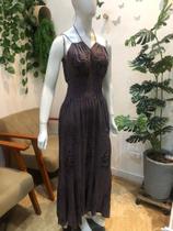 VESTIDO LONGO VINHO INDIANO- Palak