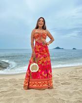 Vestido Longo Viscolinho Garden