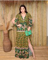 Vestido longo viscolinho TAM M
