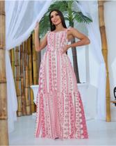 Vestido longo viscolinho TAM M