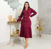 Vestido Longuete Berenice Moda Evangélica Feminina