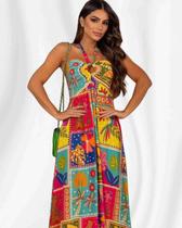 Vestido Longuete Mix Frutas