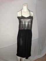 Vestido lorex metálico com malha fria (Tam: M)