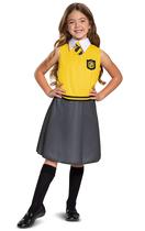 Vestido Lufa-Lufa - Fantasia Harry Potter para Meninas (7-8 anos)