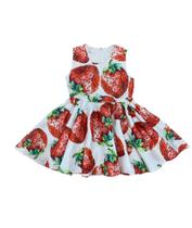 Vestido Luluzinha Moranguinhos Ref: 090045318 Vestido Luluzinha Moranguinhos Ref: 090045318