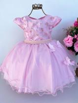 Vestido Luxinho Infantil Jardim Encantado