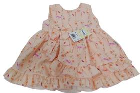 Vestido Luxo Bebê Menina Chuquinha Verão Enxoval Ref 2860 Vestido Luxo Bebê Menina Chuquinha Verão Enxoval Ref 2860