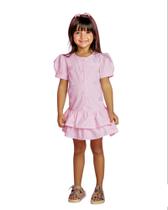 Vestido Luxo Infantil Borboletinha com Faixa de Laço Gabriela Aquarela 232030