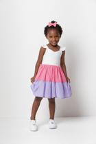 Vestido Luxo Infantil Menina Verão Lessa Kids Enxoval 8032
