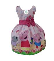 Vestido Luxo Peppa B Tam. PP (1 Ano)