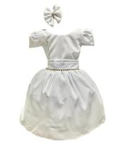 Vestido Luxo Pop Colors Branco Tam.4 a 10 Anos Vestido Luxo Pop Colors Branco Tam.4 a 10 Anos